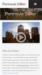 Mobile Screenshot of peninsula-solar.com
